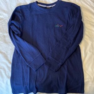 Men’s blue thermal shirt